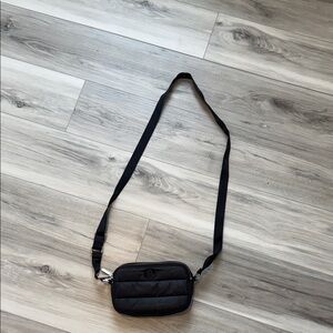 Lululemon Black Quilted Shoulder Bag